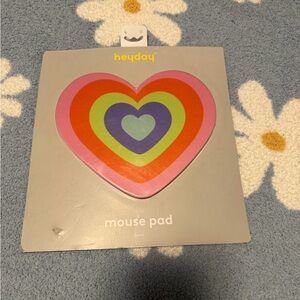 Heyday Multicolor Heart Mouse Pad